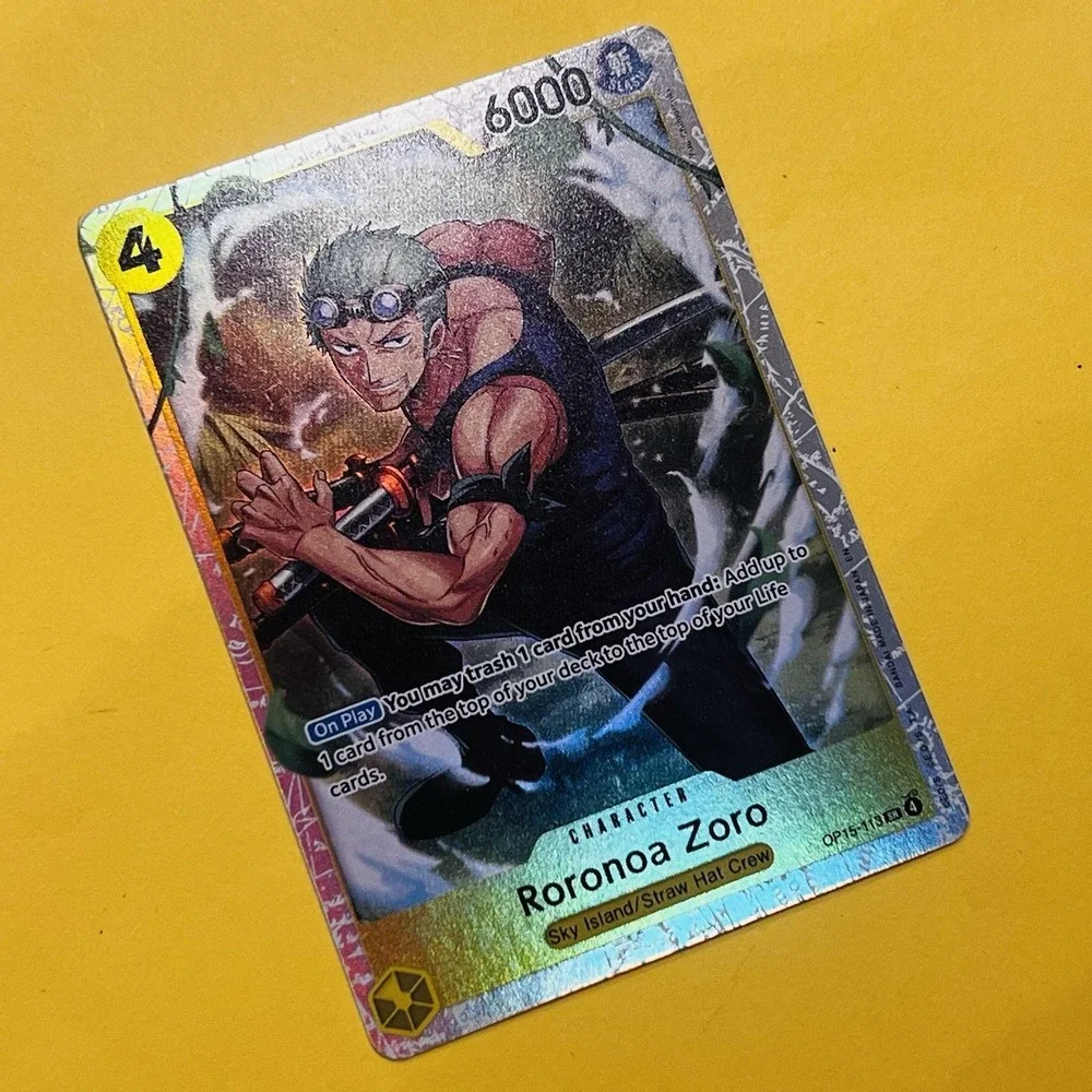Roronoa‎ Zoro OP15-113 SR Foil Sky Island Straw Hat Crew 6000 Power One Piece